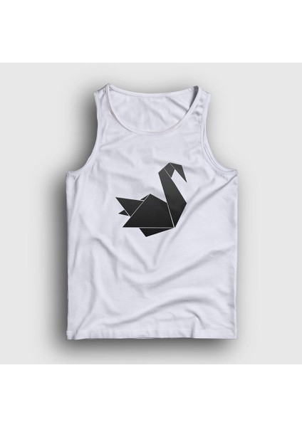 Unisex Beyaz Origami Swan Prison Break Atlet