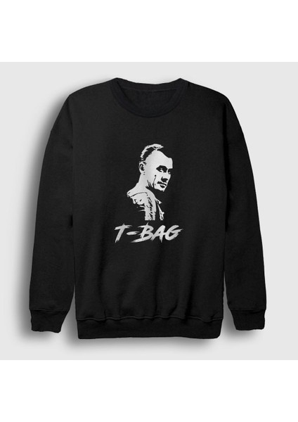 Unisex Siyah T-Bag Prison Break Sweatshirt