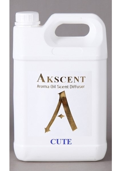 Tüm Koku Makinelerine Uyumlu Koku Kartuşu Esansı Cute 5 Lt