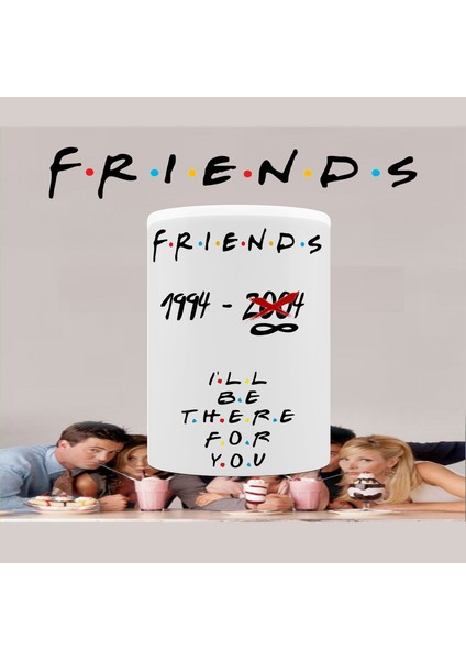 Friends Phoebe Fotoğraf Albümü 3 Tarafı Baskılı Porselen Kupa