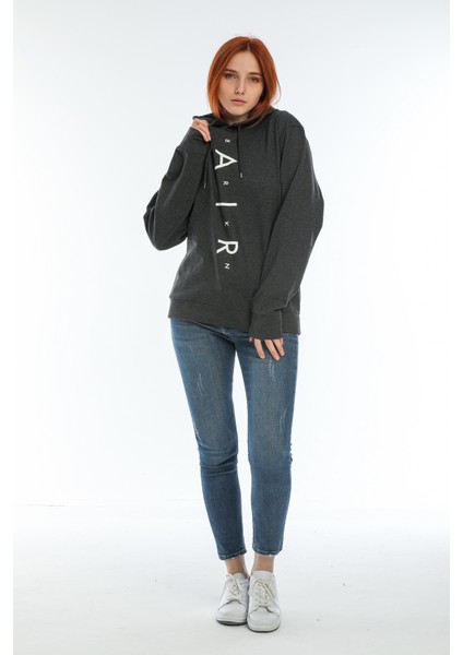 Süperlife Kapşonlu Air Baskılı Sweat SPR22SWK162