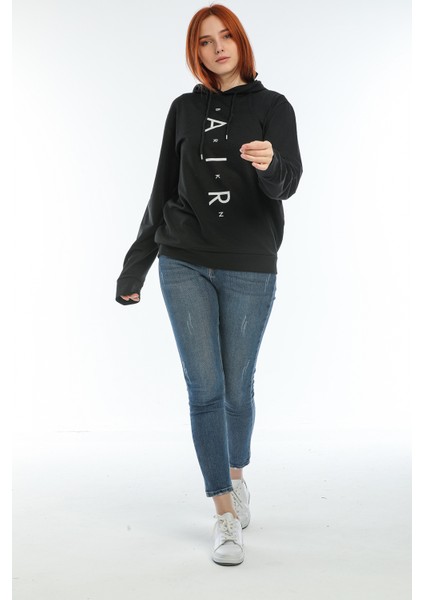 Süperlife Kapşonlu Air Baskılı Sweat SPR22SWK162