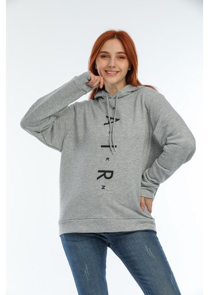 Süperlife Kapşonlu Air Baskılı Sweat SPR22SWK162