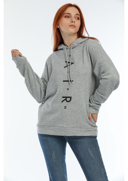 Süperlife Kapşonlu Air Baskılı Sweat SPR22SWK162