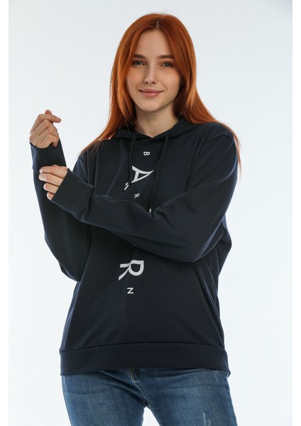 Süperlife Kapşonlu Air Baskılı Sweat SPR22SWK162