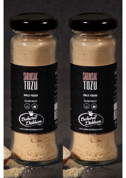 Sarımsak Tozu 60 gr (Cam) X2 Adet