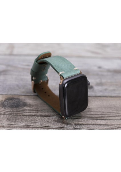 Apple Watch Uyumlu Deri Kordon 38-40MM Orfe CZ12 Mint Yeşili indirimleri