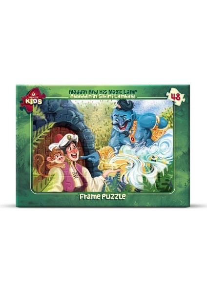 Art Kids Alaaddin'in Sihirli Lambası 48 Parça Puzzle/yapboz