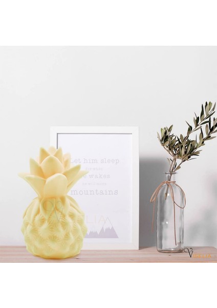 Ananas Gece Lamba Pilli Projeksiyon Masa Lamba Ananas LED Lamba