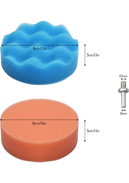 31 Adet Parlatma Pedleri Kiti 3 Inç Matkap Tampon Eki fırsatları