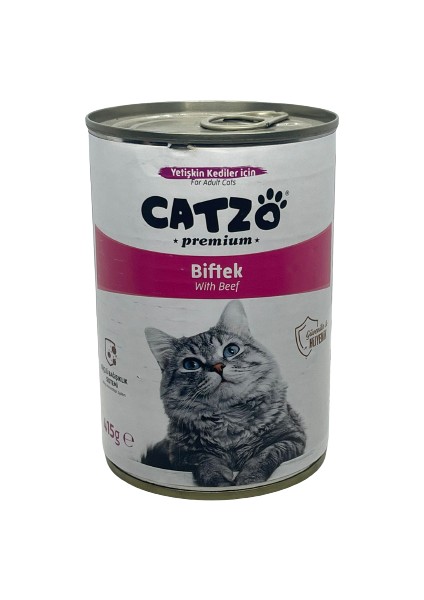 Biftekli Yaş Kedi Maması 400 gr