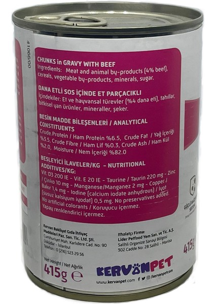 Biftekli Yaş Kedi Maması 400 gr fiyatları