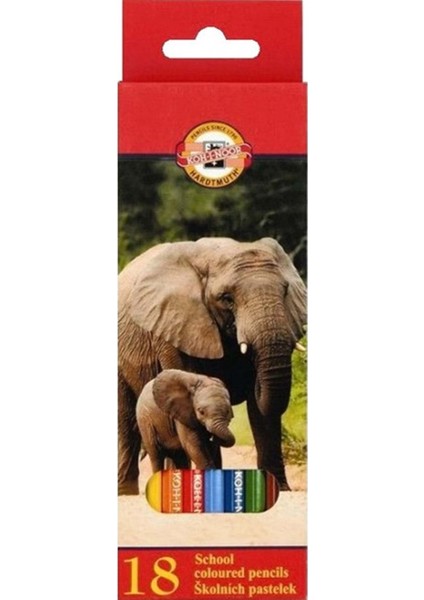 Koh-I Noor Colour Kuruboya Kalem Seti 18’li Animals