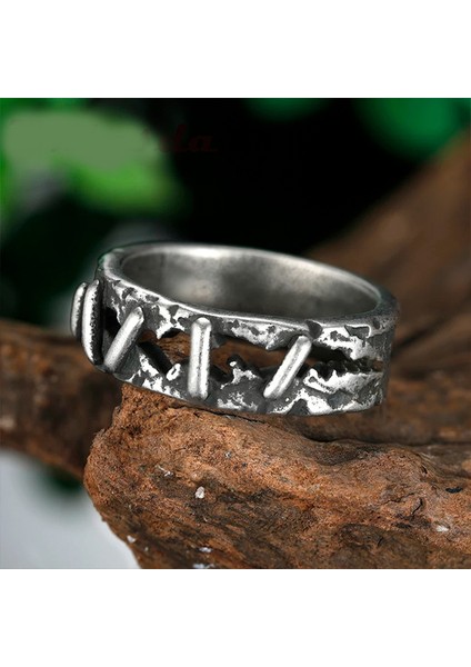 TS001492 Frankenstein Çelik Erkek Yüzük modelleri