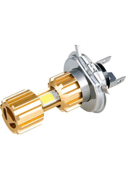 H4 LED Motosiklet Far Moto Ampuller 3400LM Süper Parlak Motosiklet Baş Lambası