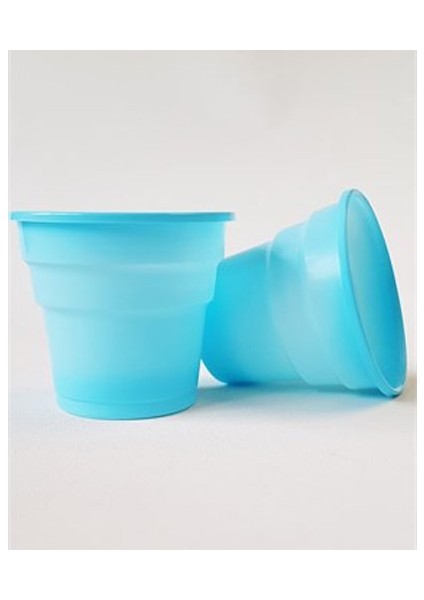 Mavi Plastik Bardak 200 ml 25'li