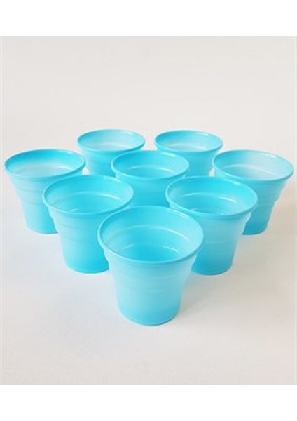 Mavi Plastik Bardak 200 ml 25'li