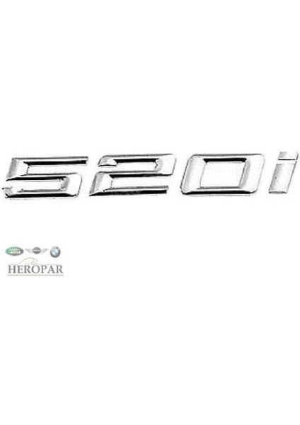 Bmw E60 ve F10 Uyumlu 520I Yazı 51147039782