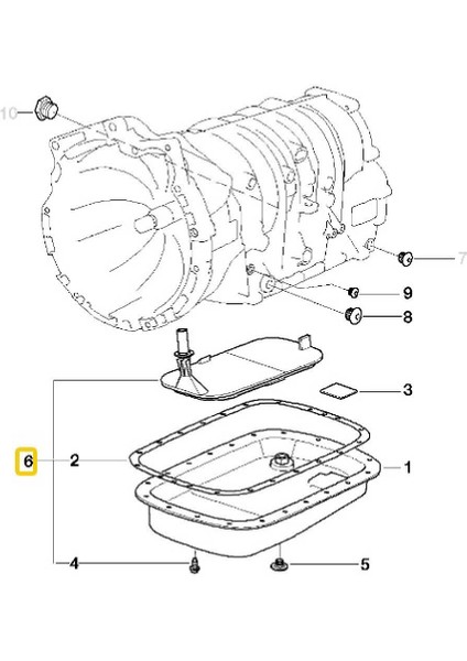 Bmw E46 E83 ve Z3 Uyumlu Otomatik Şanzuman Filtre Seti Febi 24117557070 fiyatları