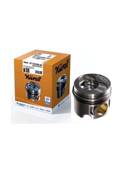 Bmw Uyumlu M54 Motor 2.5l Nüral 84MM Std. Piston Set 8770205STD000G