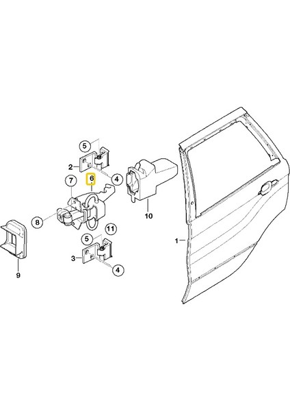 Bmw Uyumlu E53 X5 Arka Kapı Gergisi 51228402561 fiyatları