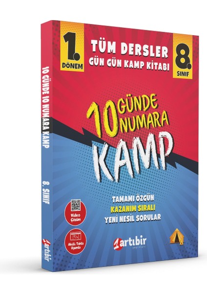 10 Günde 10 Numara Kamp Kitabı 8. Sınıf