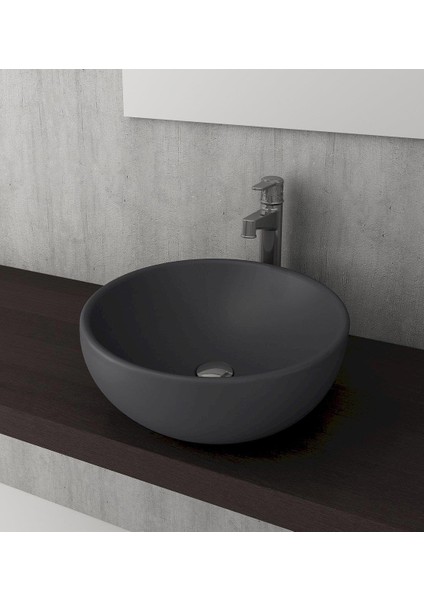 Bocchi Venezia Çanak Lavabo 45 cm Antrasit 1119-020-0125