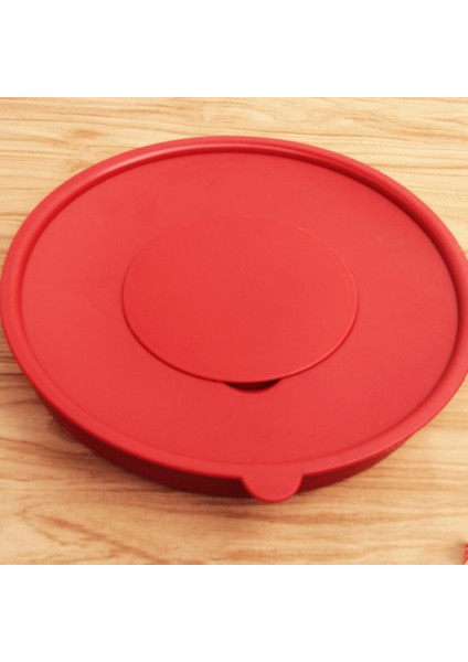 Kırmızı Bpa Ücretsiz Salata Kapak Derin Kapak Pişirme Kaseler Kapak Sızdırmaz Kapak Lash 20 cm fırsatları