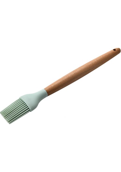 Silikon Yapışmaz Mutfak Pişirme Gereç Seti Ahşap Saplı Yağ Fırçası indirimleri