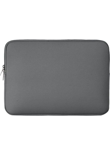 15 15.6 '' Laptop Fermuar Iç Çanta Toz Geçirmez Yumuşak Kılıfı Kılıfı Kapak Gri(Yurt Dışından)