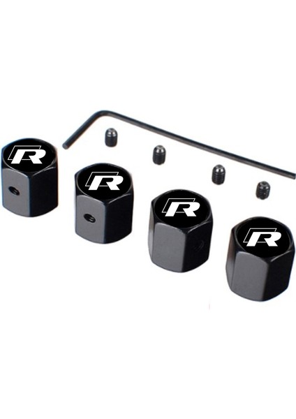 Volkswagen R Logolu Sibop Kapağı Alyanlı Model Çalınmaya Karşı Güvenli