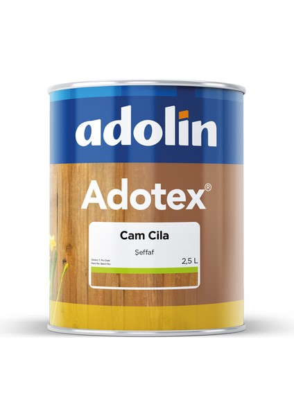 Adotex Cam Cila Parlak-Parke Verniği 2.5 Lt