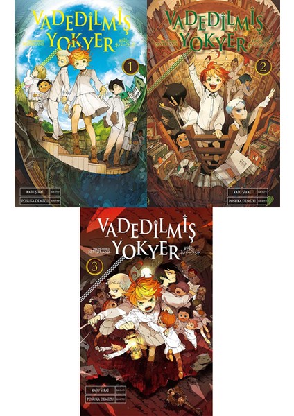 Vadedilmiş Yokyer 1-2-3. Ciltler Manga Seti - Kaiu Şirai