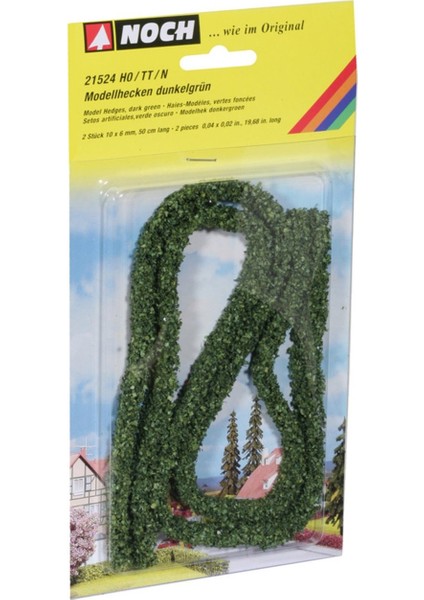 21524 Çalı Çitler, Koyu Yeşil, 2 Adet, 1.0x0.6 cm Diorama Malzemesi fırsatları