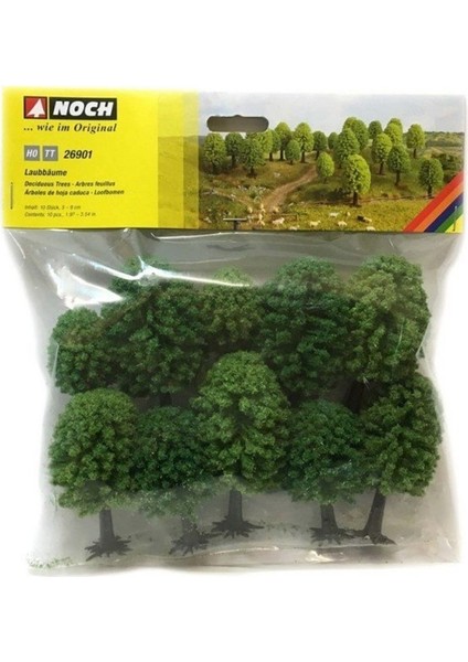 26901 Yapraklı Ağaçlar, 10 Adet, 5-9 Cm. Diorama Malzemesi modelleri