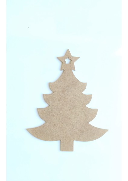 Boyanabilir Ham Yılbaşı Ağacı Mdf