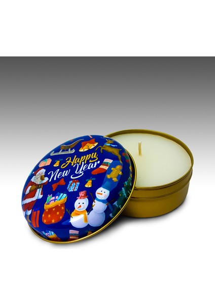 Yeni Yıl Noel Kokulu Yılbaşı Teneke Mum 2'li Set Hediye Paketi M5 fiyatları