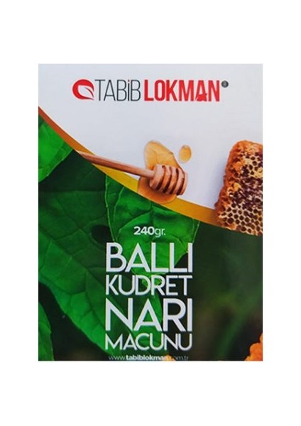 Tabib Lokman Tabib Lokman Ballı Kudret Narı Macunu 240 Gr.