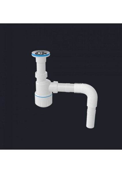 Lavella Taslı Körüklü Sifon