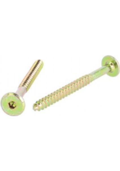 Siso Onbeş Ahşap Vıda, Çelık Yzp, Ø6.3mm x 70MM, Hex 4mm