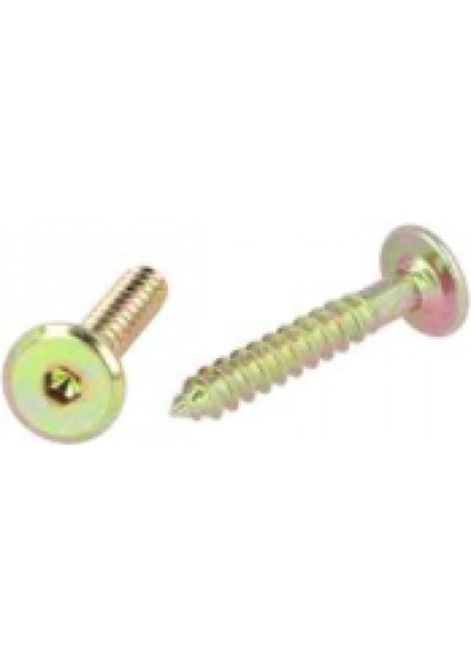 Siso Onbeş Ahşap Vıda, Çelık Yzp, Ø6.3mm x 40MM, Hex 4mm