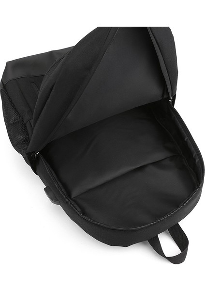 USB Şarj Girişli Bilgisayar Sırt Çantası - Gri (Yurt Dışından) fiyatları