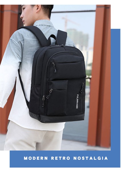 USB Şarj Girişli Bilgisayar Sırt Çantası - Gri (Yurt Dışından) modelleri