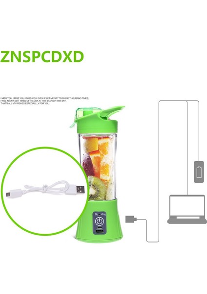 Taşınabilir 400ML Elektrikli Meyve Sıkacağı (Yurt Dışından)