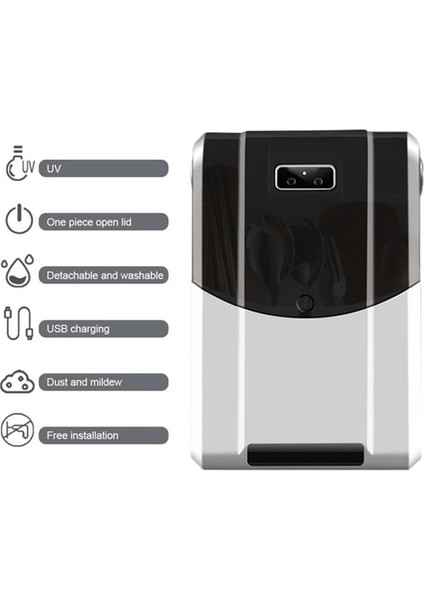 Bıçak Tutacağı Saklama Kutusu Uv Sterilizasyonu (Yurt Dışından)