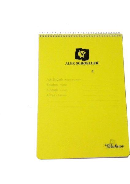 A5 Kareli 80 Yaprak Bloknot