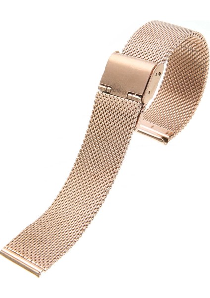 22MM Saat Kordonu Rose Bakır Hasır Kolçak Örgü Kordon modelleri
