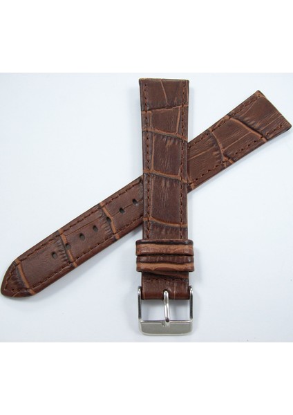 Bizon Deri Saat Kayışı 20MM Fındık Kahverengi Ince Saat Kordonu K fiyatları