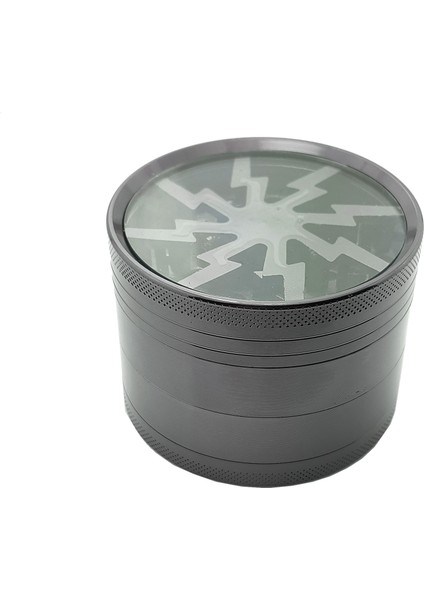 Siyah Renk 60 mm. Grinder Öğütücüsü Herbal Parçalayıcı Ps93sy