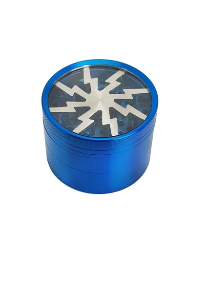 Mavi Renk 63 mm. Grinder Herbal Öğütücüsü Parçalayıcı pt55mv